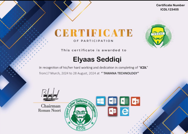 ICDL Certificate